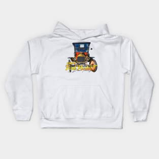 1914 Ford Model T 3 Door Touring Kids Hoodie